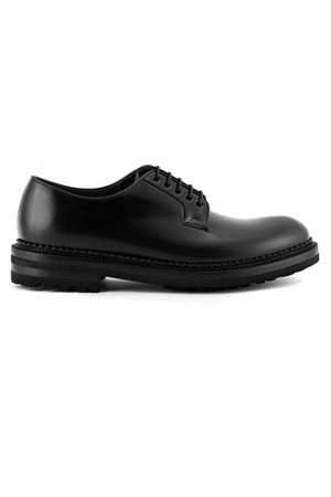 Stringata Derby in pelle spazzolata nera GREEN GEORGE | 2010NERO